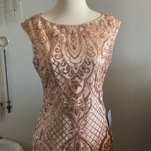 Vince Cumuto Sequin Mid-length Dress